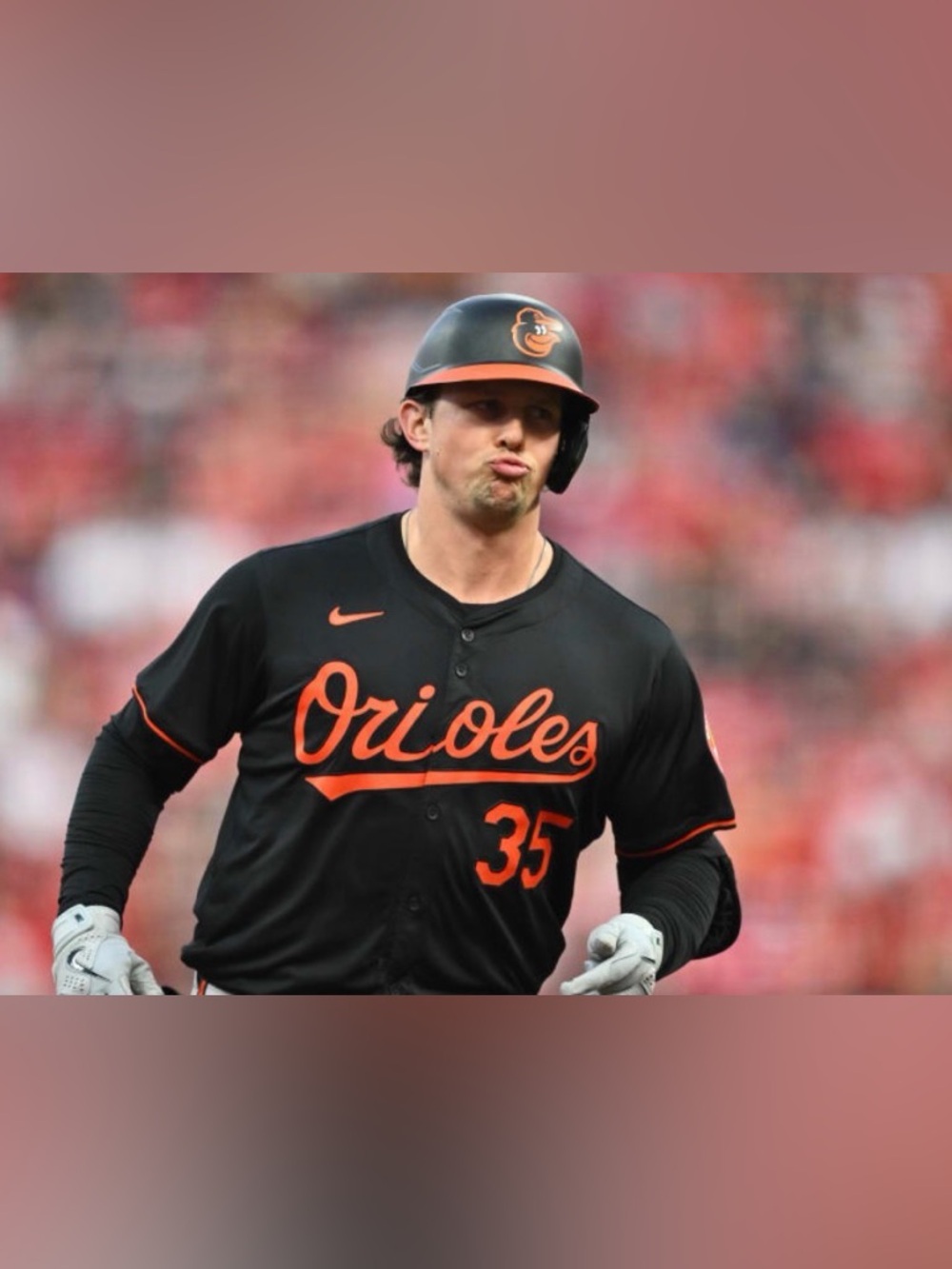 Nike Authentic Baltimore Orioles Adley Rutschman #35 Black Limited Jersey Mens S - Picture 2 of 7